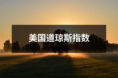 美国道琼斯指数