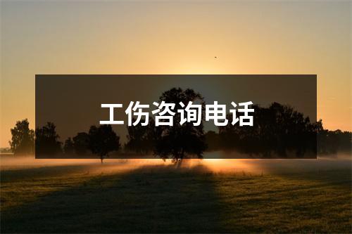 工伤咨询电话