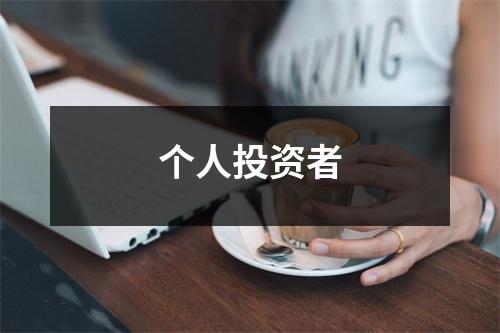 个人投资者