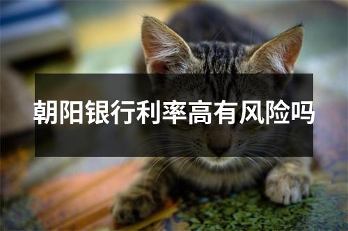 朝阳银行利率高有风险吗