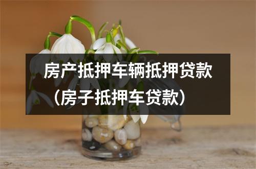 房产抵押车辆抵押贷款（房子抵押车贷款）