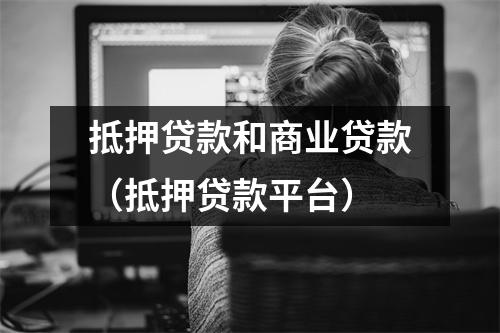 抵押贷款和商业贷款（抵押贷款平台）
