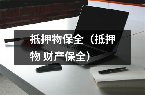 抵押物保全（抵押物 财产保全）