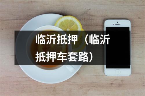 临沂抵押（临沂抵押车套路）