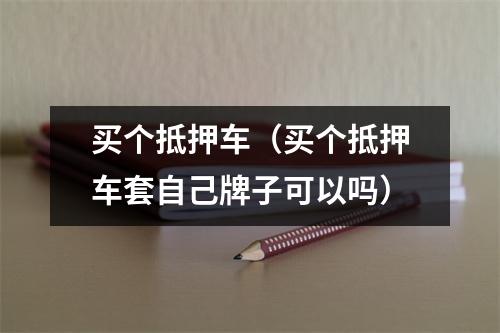 买个抵押车（买个抵押车套自己牌子可以吗）