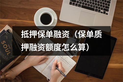 抵押保单融资（保单质押融资额度怎么算）