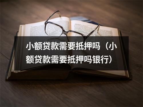 小额贷款需要抵押吗（小额贷款需要抵押吗银行）