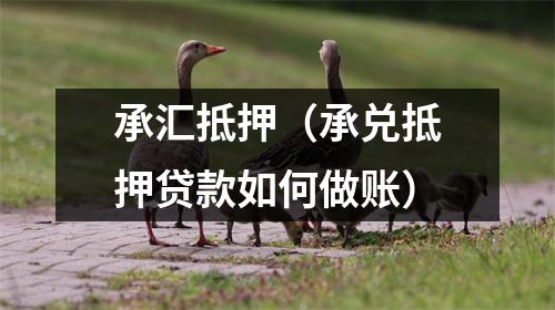 承汇抵押（承兑抵押贷款如何做账）