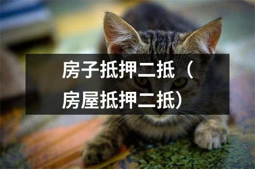 房子抵押二抵（房屋抵押二抵）