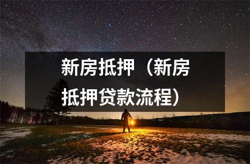 新房抵押（新房抵押贷款流程）