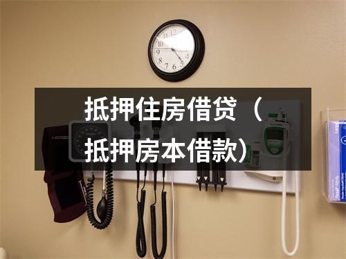 抵押住房借贷（抵押房本借款）