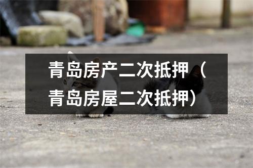 青岛房产二次抵押（青岛房屋二次抵押）