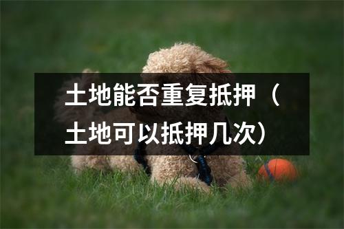 土地能否重复抵押（土地可以抵押几次）