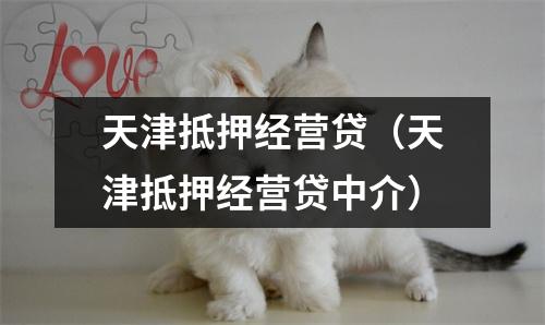 天津抵押经营贷（天津抵押经营贷中介）