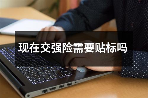 现在交强险需要贴标吗