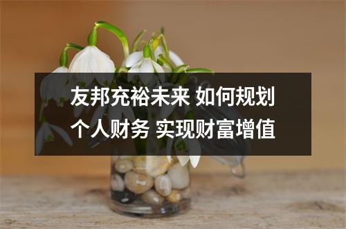 友邦充裕未来 如何规划个人财务 实现财富增值