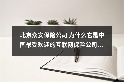 北京众安保险公司 为什么它是中国最受欢迎的互联网保险公司之一 