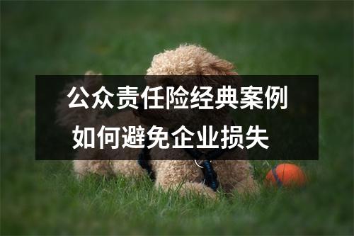 公众责任险经典案例 如何避免企业损失