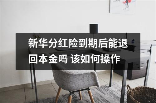 新华分红险到期后能退回本金吗 该如何操作