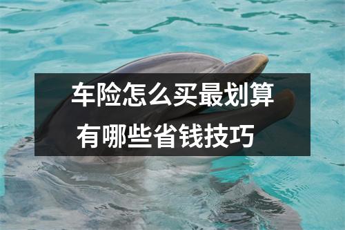 车险怎么买最划算 有哪些省钱技巧