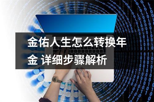 金佑人生怎么转换年金 详细步骤解析