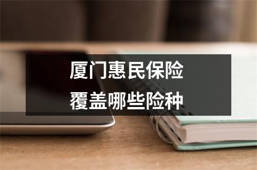 厦门惠民保险 覆盖哪些险种 