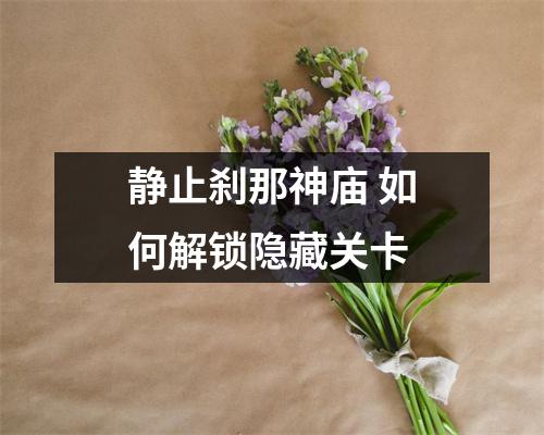 静止刹那神庙 如何解锁隐藏关卡