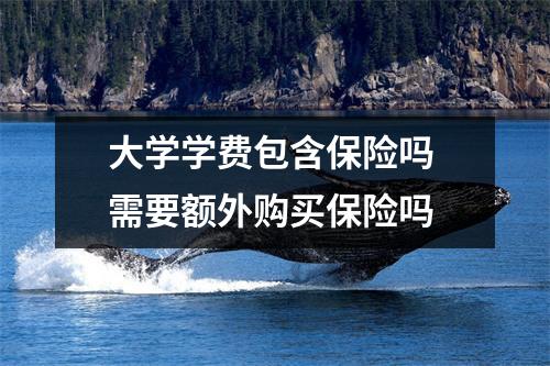 大学学费包含保险吗 需要额外购买保险吗