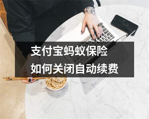 支付宝蚂蚁保险 如何关闭自动续费