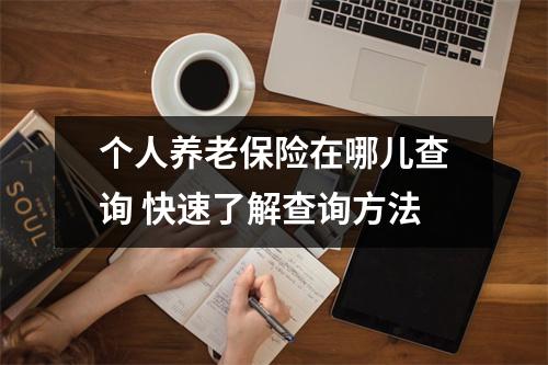 个人养老保险在哪儿查询 快速了解查询方法
