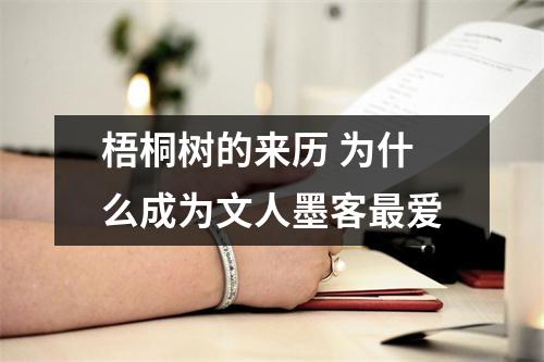 梧桐树的来历 为什么成为文人墨客最爱