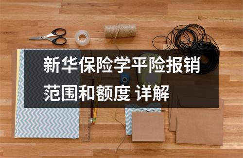 新华保险学平险报销范围和额度 详解
