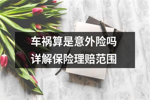 车祸算是意外险吗 详解保险理赔范围
