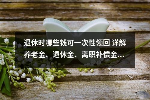 退休时哪些钱可一次性领回 详解养老金、退休金、离职补偿金等