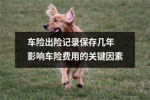 车险出险记录保存几年 影响车险费用的关键因素