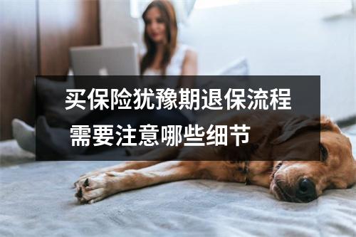 买保险犹豫期退保流程 需要注意哪些细节