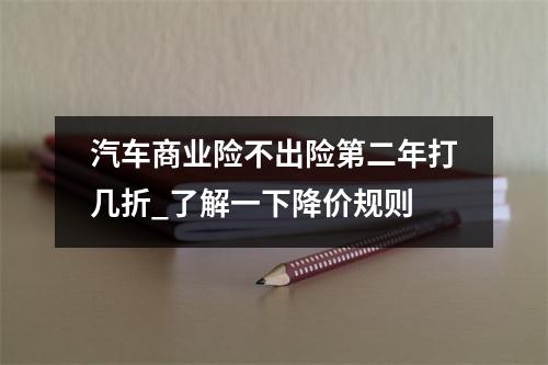 汽车商业险不出险第二年打几折_了解一下降价规则
