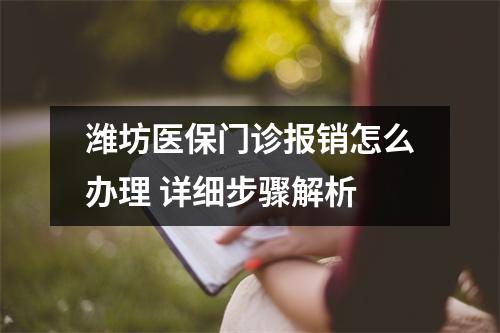 潍坊医保门诊报销怎么办理 详细步骤解析