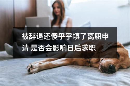 被辞退还傻乎乎填了离职申请 是否会影响日后求职