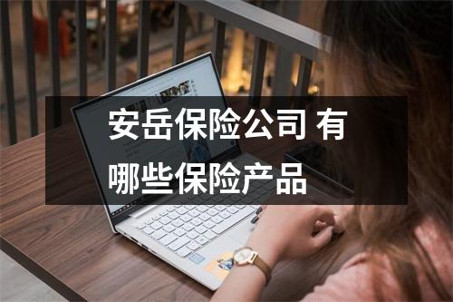 安岳保险公司 有哪些保险产品 