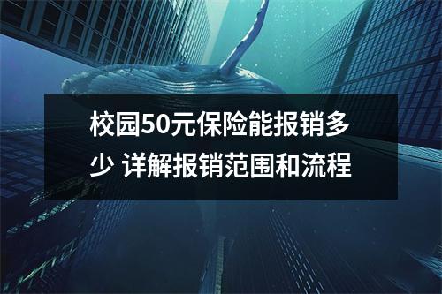 校园50元保险能报销多少 详解报销范围和流程