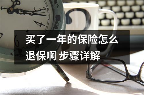 买了一年的保险怎么退保啊 步骤详解