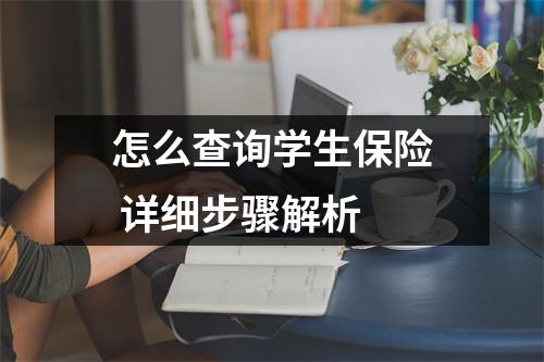 怎么查询学生保险 详细步骤解析