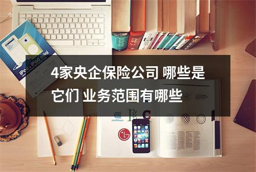 4家央企保险公司 哪些是它们 业务范围有哪些
