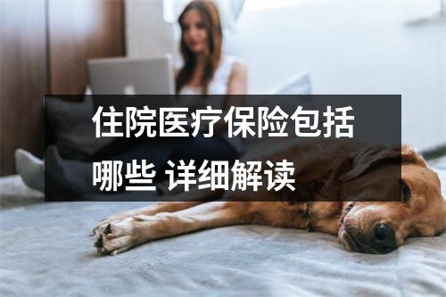 住院医疗保险包括哪些 详细解读