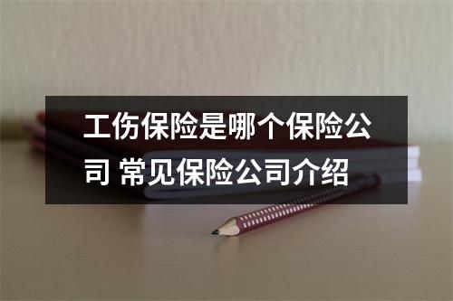 工伤保险是哪个保险公司 常见保险公司介绍