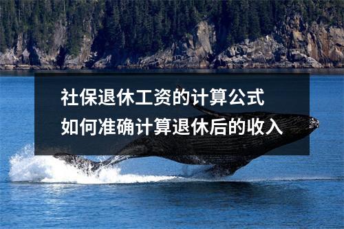 社保退休工资的计算公式 如何准确计算退休后的收入