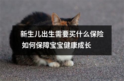 新生儿出生需要买什么保险 如何保障宝宝健康成长