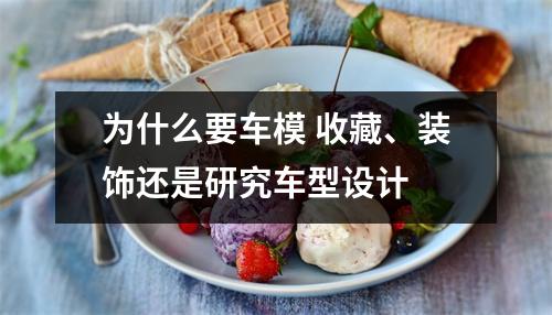 为什么要车模 收藏、装饰还是研究车型设计 
