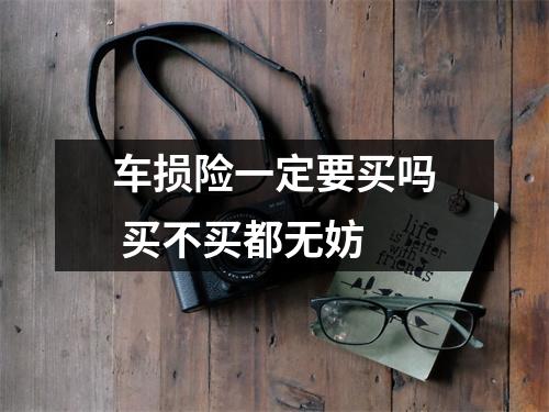 车损险一定要买吗 买不买都无妨 